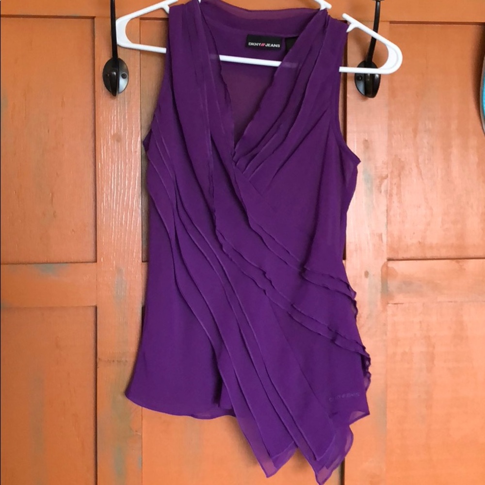 Purple DKNY top